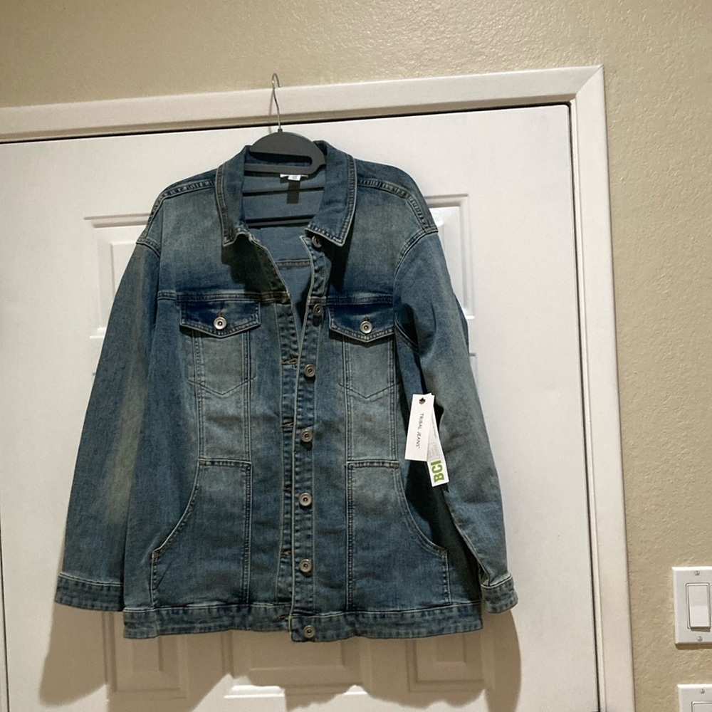 Tribal Jeans denim jacket with stretch